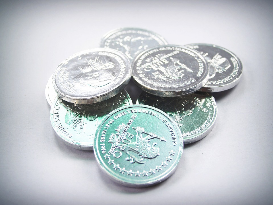 rozsypané mince